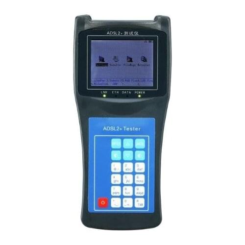 New Professional ADSL2+ Tester ADSL Meter Measuring Broadband Traffic With DMM Function High Quality WAN LAN PING Meter RY2100