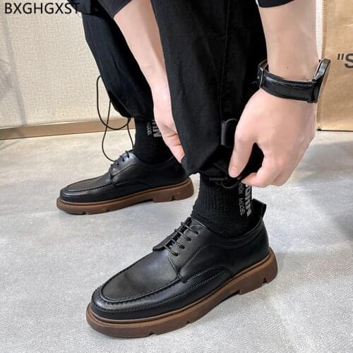 Black Oxford Men Dress Shoes Designer Leather Shoes Men Classic Casual Business Shoes Men Office 2021 Zapatos Hombre Chaussure