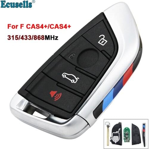 4 buttons Smart 315mhz 433mhz 868MHZ Keyless Entry Remote Key for BMW F CAS4 CAS4+ 1 2 3 4 5 6 7 Series X5 X6 2014 2015 2016 FEM