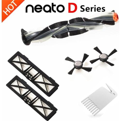 Replacement Neato Botvac Filter Brush Kits, Compatible with Parts for Neato Botvac Series D75 D80 D85, 70e 75 80 85