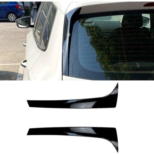 Wing Roof Spoiler for Skoda Karoq Gloss Black Rear Window Side Wing Roof Spoiler Splitter Stickers