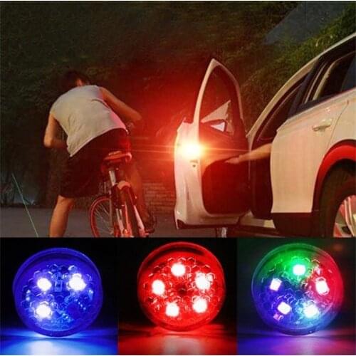 Universal LED Car Opening Door Safety Warning Anti-collision Lights Magnetic Sensor Strobe Flashing Alarm Lights Parking Lamp Ca
