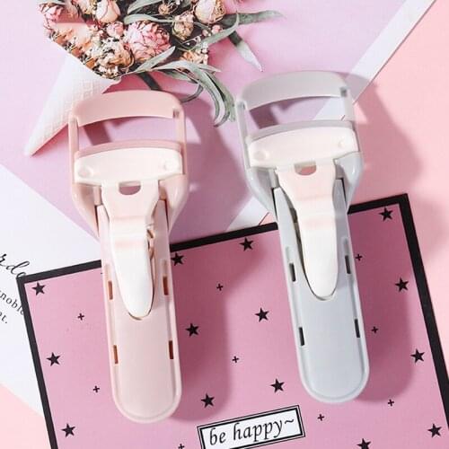 1 Piece Protable Colorful Eyelashes Curler Tweezer Curling Eye Lashes Clip Cosmetic Beauty Makeup Tool
