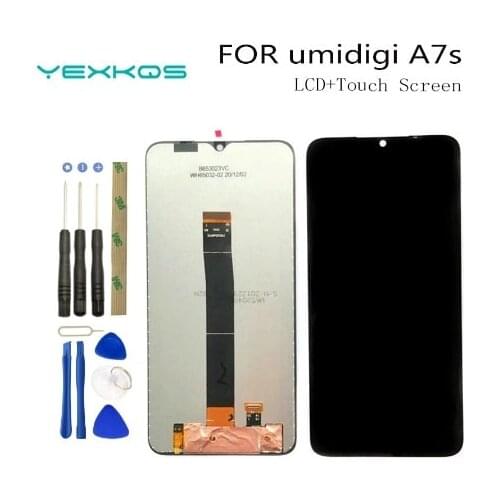 6.53'' For Umidigi A7S LCD Display + Touch Screen Digitizer Assembly Replacement For A7 s Android 10+ Tools
