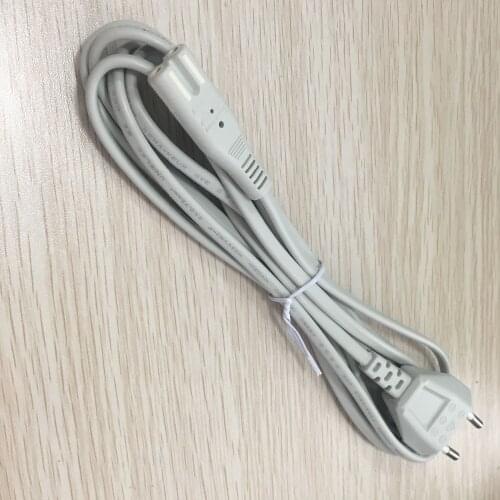 100PCS 2.5m EU Plug Cable eu to c7 power cable AC EU Power Supply Cable Cord For Desktop Laptop