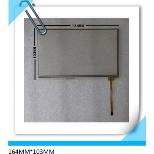 164*103 new 7 inch car DVD navigation GPS 4 wire resistance touch screen LCD panel 164MM*103MM free shipping