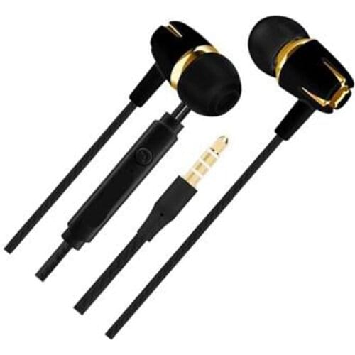 3.5mm MP3/mp4 Roping Stereo Subwoofer Earphone In Ear Headset Earbud Reflective Earphone for Smart Phone