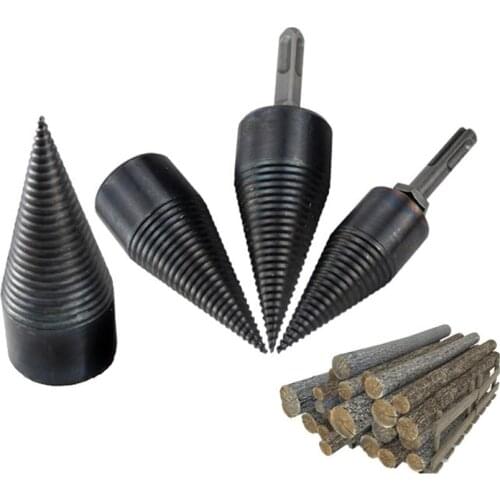 32mm Weichai Drill Bit Chop Wood Splitting Tool Household Kindling Breaking Machine Wood Log Splitter Cone Firewood Chopper
