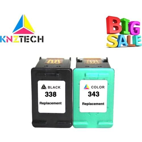 338 343 ink cartridges compatible For HP338 343 For PSC 1500 1513 2300 2600 2610 Photosmart C3100 C3110 C3150 C3180