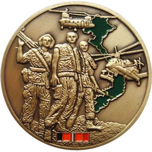 Custom 3D Military Coin Factory Direct Engraving Challenge Coin