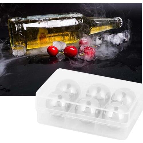 Muti-functional 6Pcs Stainless Steel Ice Cube Whiskey Vodka Stones Ball Ice Chiller Stone Beer Wine Cooling Bal For Home Bar