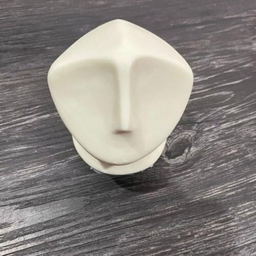 Abstract Art-object Face Candle Mould Aromatherapy Plaster Gypsum Sculpture Candle Silicone Mold Diy Scented Candle Mold