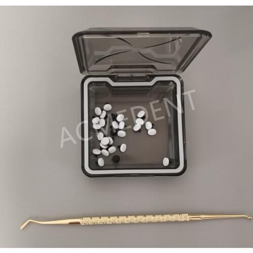 HandleX1 PadX200pcs Dental Composite Light Cure Fast Handle Trimmer Spatula Resin Filling Materials