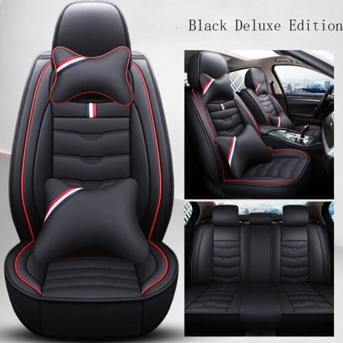 WLMWL Leather Car Seat Cover for Tesla all medels models 3 Model S MODEL X MODEL Y Custom auto foot Pads car accessories