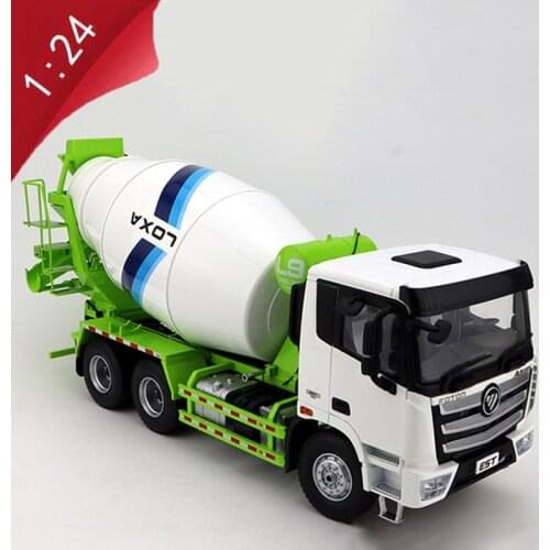 1/24 scale Die-cast metal alloy diecast EST mixing tank truck Reza LOXA concrete mixer truck model adult boy toys fans gift show