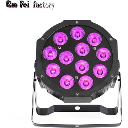 Mini Par A Led RGBW Dmx Wash Lighting 12X12W Led Flat Light For DJ Stage Effec Atmosphere Of Disco Party Club Dance Floor