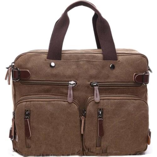 Male Travel Bag Shoulder Messenger Hand baggage bag casual canvas handbag duffle bag large capacity bag Multi-function pocket