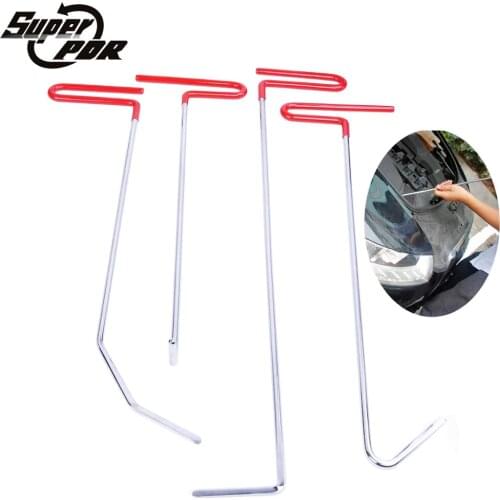 Super PDR Paintless Dent Repair Tools Kit Auto Hook Tools Push Rods For Cars Hand Tool Pry Bar Set Tool Dent Removal Kit