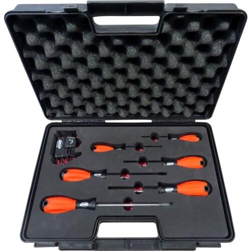 Brio Hand Tool Set 7x Torx Allen Keys + 3x Flat Head Screwdriver + 3x Phillips Screwdriver Set Made in Europe Screwdriver Wrench