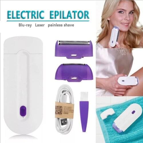 The new induction type shaver blue lady hair removal device yes Finishing Touch hair removal device epilator