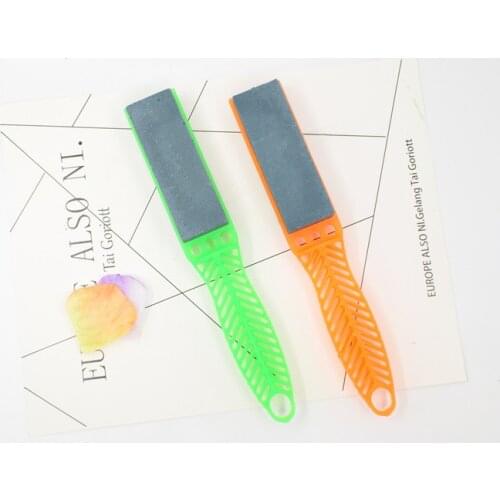 New creative double-sided grindstone kitchen hand-held multifunctional grindstone sharpener wholesale