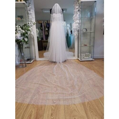 Single layer wedding lace veil bridal veil single layer white or ivory veil with comb