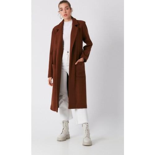 Women Winter Coats Long Coats Cashmere Wool Collar Coat Kuruvaz Autumn Winter Fashion Clothing from Turkey