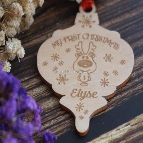 Babys First Christmas Ornament - New Mother Gift - - Christmas Gift - Newborn Christmas