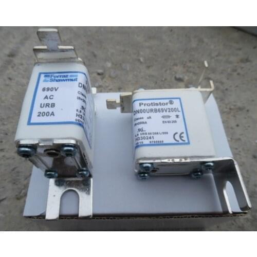 Fuses: DN00UB69V80L 6.9 URB 00 D08L 80 D330237 / DN00UB69V100L E330238 / DN00UB69V125L F330239 / DN00UB69V160L G330240 aR