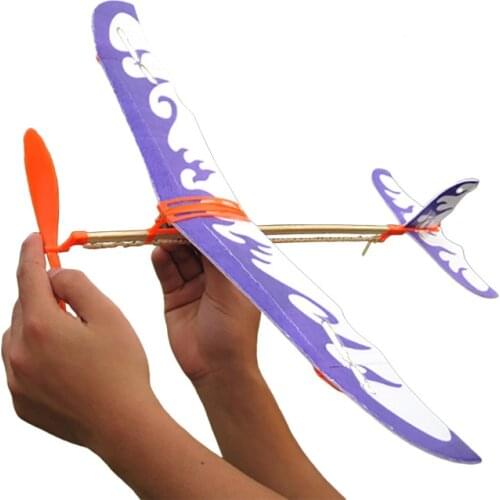 Powered aircraft Science and technology small production DIY hand-assembled glider scientific experimental device materials