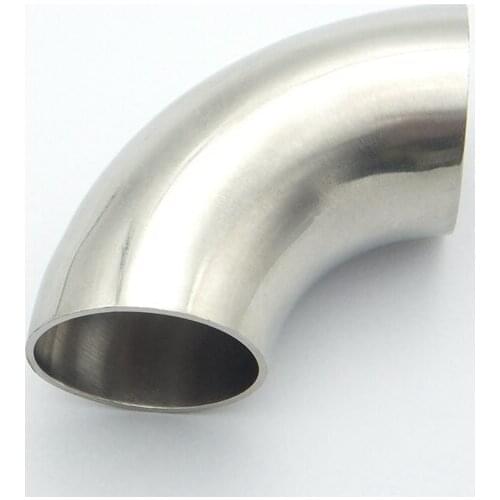 16mm OD 304 Stainless Steel Sanitary Weld 90 Degree Elbow Pipe Fitting For Home Brew Homebrew Wine Beer Brewing