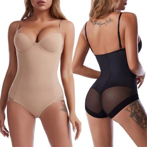 Sexy Bodysuits Shapewear Women Slimming Underwear Waist Trainer Body Shaper Tummy Breathable Butt Lifter Push Up Chest Corset
