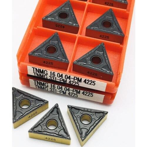 TNMG160404 PM4225 External turning tool Tnmg160404 pm4225 Cermet grade carbide insert turning tool