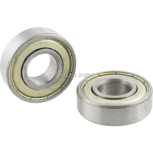 2 Pcs 6204 Dual Metal Shields Deep Groove Ball Bearing 20mm x 47mm x 14mm