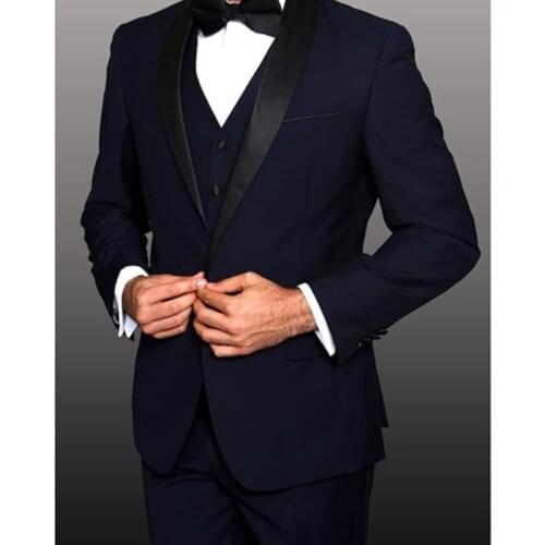 2021 Tailor Made Fashion High Quality Purple Men Suits Slim Fit Groom Tuxedo For Wedding Party Male Clothing (Jacket+Pants+Vest)