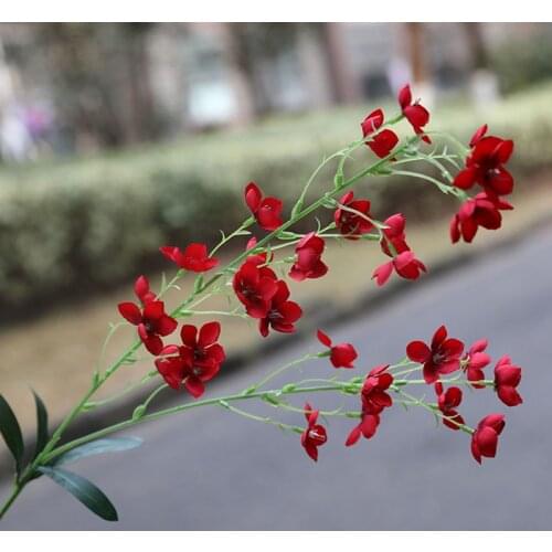 3pcs /lot Simulation Campanula Silk Flowers for Farmhouse Home Decor Display Wedding Flower Wall Backdrop Window Show Wreath