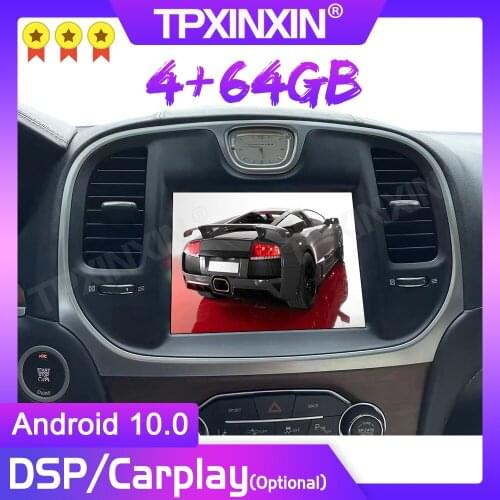 6+128G Original Car Style For Chrysler 300C 2010- 2021 Android 10 4G LTE Car GPS Navigation Player Radio Tape Recorder Head Unit