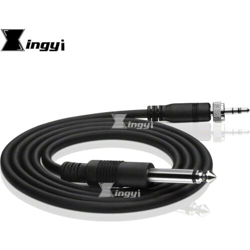3.5mm Screw Lock Stereo to 6.35mm 1/4" Jack Guitar Audio Cable Instrument Cord For Sennheiser Wireless EW 100 352 172 512 322 G3