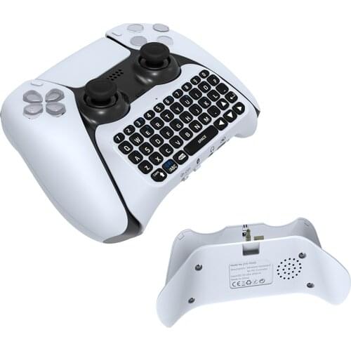 Wireless Bluetooth Gamepad Keyboard For Sony PS5 Handle Controller Chat Pad Installation Mini Keyboard Game Accessories 2021