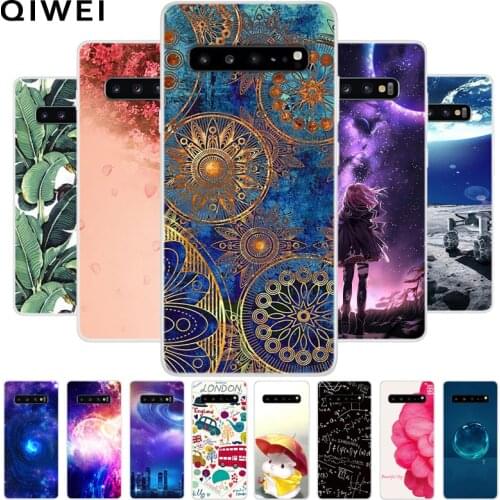 For Samsung Galaxy S10 5G Case Cute Painted silicone Soft TPU Back Cover For Samsung S10 Plus S10E S 10 Phone Cases S10Plus capa