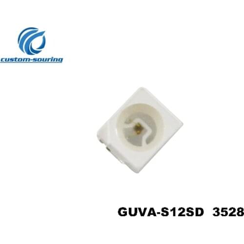 10PC SMD GUVA-S12SD 3528 Ultraviolet sensor UV intensity detection sensor 240nm-370nm