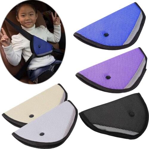 Kids Children Car Safety Cover Shoulder Harness Strap Adjuster Seat Belts Covers Car Styling