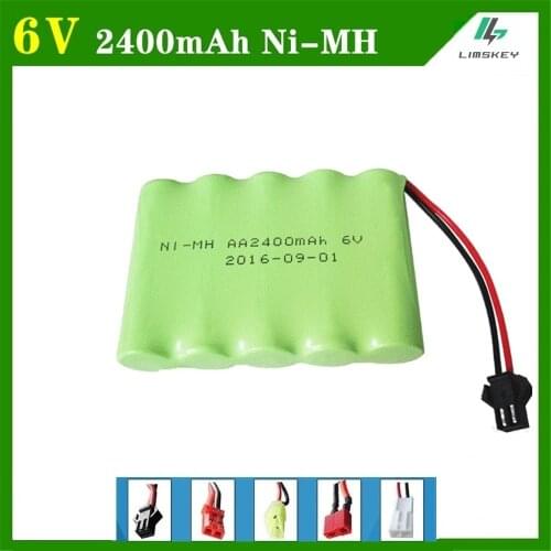 6V 2400mAh Remote Control toy electric lighting lighting security facilities 5*AA Ni-MH battery RC TOYS battery group