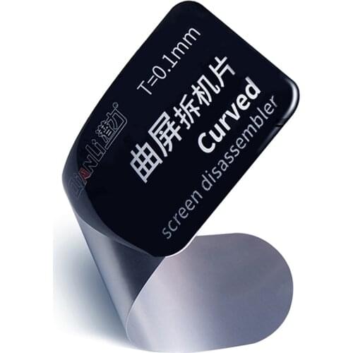 5pcs Qianli Tool Ultra Thin Pry Spudger Disassembling Card Dedicated for Curved Screen Samsung iPhone iPad Screen Opening Tool