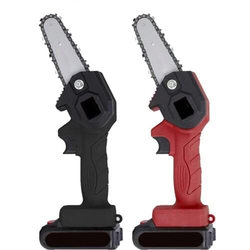 Mini Chainsaw 4-Inch Cordless Electric Protable Pruning Saw 24V Rechargeable Electric Woodworking Saws, 2000mAh