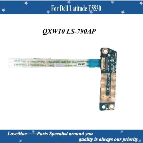 Original for Dell Latitude E5530 Media Button Board with Cable QXW10 LS-790AP