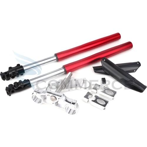 710mm front fork inverted shock absorber suspension assembly for Apollo Kawasaki off-road motorcycle parts