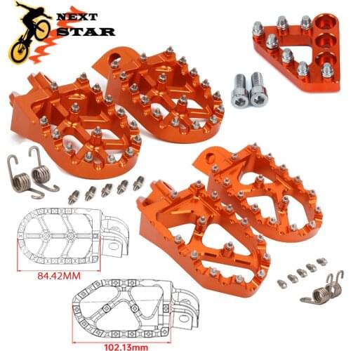 Foot Rests Footrest footpegs Pegs Pedals For KTM EXC SX XCF SXF XC XCW XCFW 65 85 125 150 200 250 300 350 450 250R ADVENTURE 990