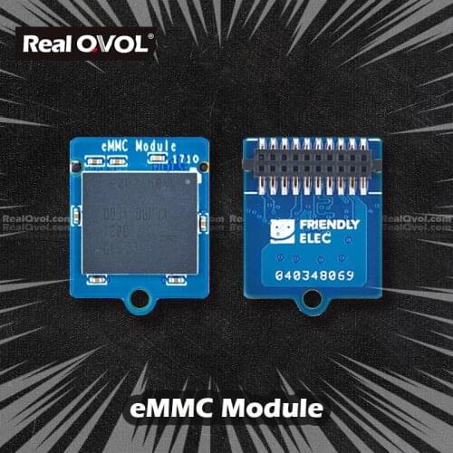 RealQvol FriendlyELEC EMMC Module - 8GB/16GB/32GB/64GB Hi-quality Support Nanopi K1/K2/M4/NEO4 With MicroSD Turn EMMC Adapter