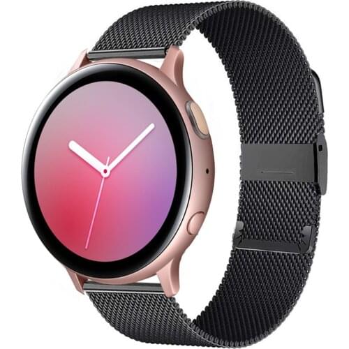 20mm 22mm strap for Samsung Galaxy watch active 2 gear S3/S2 40mm/42mm/44mm/46mm Magnetic loop bracelet HUAWEI watch GT2/2E band